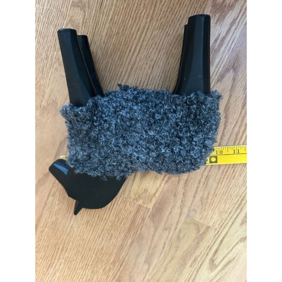 IKEA STOLLE Dala Horse‎ By Katarina Brieditis Black Wood Figurine Sweden 2001 - Picture 9 of 9